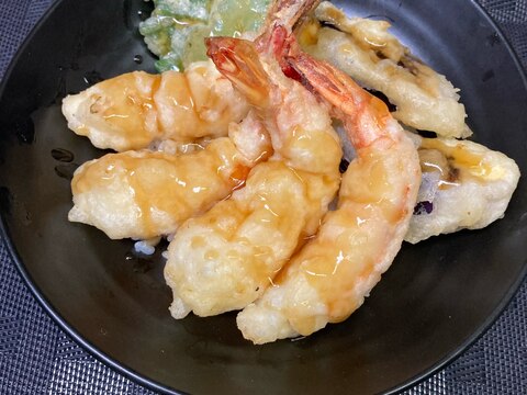 えび天丼*とろみめんつゆでさらに美味しく!